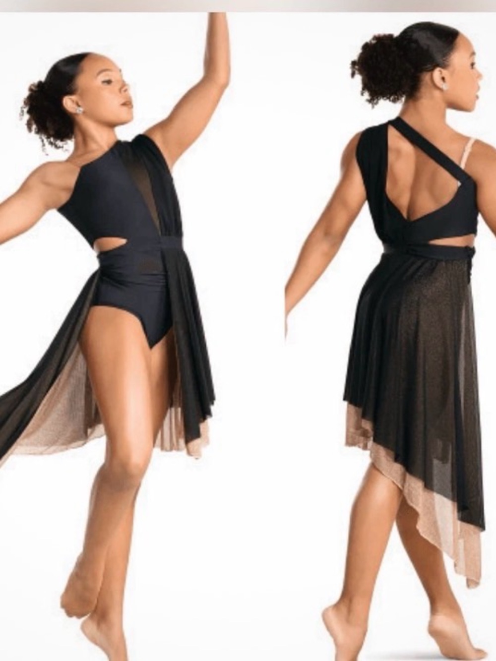 Preowned Revolution Tenth House lyrical Dance costume black maverick TH24188 SA